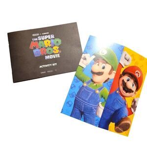 The Super Mario Bros. Movie Xfinity Themed Popcorn Holder & Activity Book